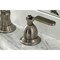 Kingston Brass KS1978KL Widespread Bathroom Faucet with Brass Pop-Up, Brushed Nickel KS1978KL - alternate 4